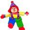 Funny clown plush stuffed toy for baby