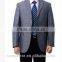 micro-check wool 'M Line' 3-Button Suit With Flat Front Pants (SHT1060)