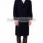 2014 Double-Breasted High Fashion Classical Design Black Lapel Slim Fit Mens Cashmere Men Coat