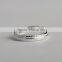 Factory supplier flower rings design high quality silver plating rings popular single women rings