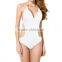 spandex nylon ladies women mature onep piece swimsuit