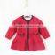 Baby girls woolen knitted dress with fleece lining