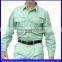 cheap wholesale custom breathable easy wash cotton work uniform shirts
