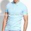 high quality promotional custom 100 cotton blue polo shirt