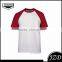 China Manufacturer custom cotton/polyester mens joint raglan sleeve t shirt OEM Hight Quality