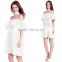 New Fashion Off-shoulder Ruffled Neckline Dress Body con Party Dress For Wholesale 2017