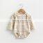 Wholesale organic cotton baby one piece rompers newborn baby bodysuit baby girl bodysuit