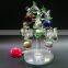 unique crystal apple tree have 10 pcs applefor wedding gift and home decoration