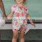 Mustard pie remake floral cotton baby girl romper