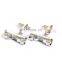 Romantic White sand sliver cufflinks
