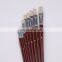 Short Wooden Handle Artist Bristle Paint Brushes