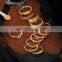 12x Joint Ring Set Retro Rhinestone Wrap Knotted Carved Rings Sets