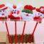 Christmas Ball Pen Cartoon Larento Christmas Gifts School Supplies Xmas Santa Claus Design Pen Gift Supply