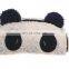 Top selling Low MOQ pencil bag with zip custom fashion cute plush panda wholesale pencil case
