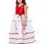 Grace Karin Cheap Sleeveless V-Neck Red Princess Flower Girl Baby Girl Summer Dress CL008937-3