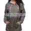OEM Women Oversized Big Pocket Red Pullover Windbreaker Jacket