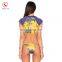 Wholesale 2017 sublimated print mma rash guard, rash gurad surf , oem women swimwear