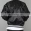 black zip-up wholesale custom jersey baseball jackets
