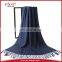 Manufacture hot selling brush cashmere solid color pashmina scarf