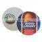 Custom polyester fabric recycled rubber drink coaster with rubber bottom