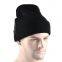 Embroidery Logo Acrylic Knitted Beanie Cap Hat for Man