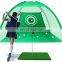 Backyard Golf Swing Practice Net Hitting With Target