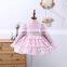 2020 Autumn Spanish Lolita Princess Dress Baby Girl Lace Stitching Birthday Party Christmas Easter