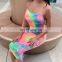 2020 New Arrivals Sleeveless Women Tie Dye Bodycon Casual Dress Ladies Backless Sexy Dress Women Summer Dresses