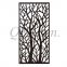 Factory Price Titanium Gold Brushed Stainless Steel Decorative Laser Cut Indoor Screen and Room Divider