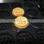 catering equipment commercial mini round shape waffle maker waffle stick maker with ce
