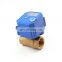 1/2" 3/4" 1" 1 1/4" mini motorized water control valve CE certificated motorized valve stainless steel electric valve