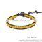 2016 leather bracelet customized jewelry XE09-0072
