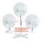 16 inch 3 in 1 plastic standing fan with timer setting