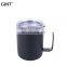 portable beer hiking sample outdoor hot sale metal stainless steel double wall handle portable classic modern beer coffee cup