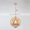 Vintage Wooden Pendant Light Hanging Light  Home Restaurant CE Modern Lamp Chanderlie