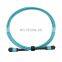 5meters 12 cores OM3 MPO/MTP Fiber Optic Patch cord cable de conexion de fibra Fiber Jumper mtp mpo patch cord