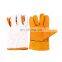 Wholesale high quality winter warmth lining cow split leather welding gloves