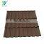 Brown Colour Nosen Type Stone Coated Steel Roof Tile  0.35mm To 0.5mm Metal Roofing Sheet