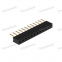 Denentech 2.0mm pitch Single Row Straight U Type SMT Female Header Connector