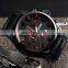 Display man watches leather Japan movt quartz watch stainless steel back water resistant #9165