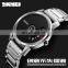 Skmei 1260 japan mov't quartz watch 3 atm water resist fashion watch stainless steel back watch Wholesale joker brand men watch