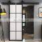 Aluminum Alloy Barn Sliding Door Customized Balcony Bathroom Glass
