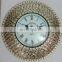 new modern design mosaic metal clock