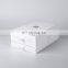 White 2 layer drawer shape luxury cosmetic night repair hydrating serum paper beauty packaging box