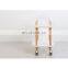 Kitchen trolley with wheels kitchen storage rack trolley nordic 2 tier