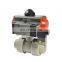 2 inch Air Compressor Spring Return Double Union Corrosion Resistant Pneumatic Actuator PP Ball Valve