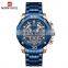NAVIFORCE NF9175 Japan Quartz Stainless Steel Minimalism Men Complete Calendar Black Watch Charm