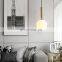 Creative Indoor Chandelier Simple LED Glass Ball Hanging Lights Decor Pendant Lamp