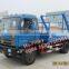 6T-8Tons Rear Loader Garbage Truck Dongfeng Swing Arm Garbage Vehicle With Buckets Arm Roll Trucks Whatsapp 0086 15897603919