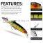 Competitive price Colorful Minnow Lure 11CM/13.4G 10 Colors Bionic Fishing Lures Saltwater Sea Fishing Lure